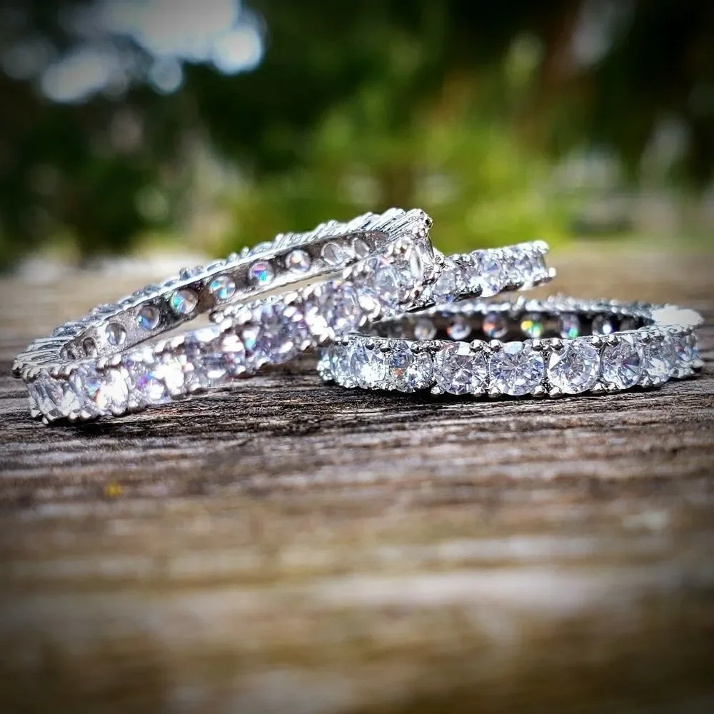 Iced Out Eternity Hip Hop Ring